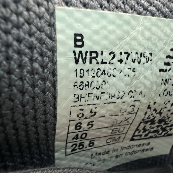 New Balance 247 Luxe Violet Lace Up Athletic Shoes Sneakers Women's Size 8.5 - Picture 7 of 8